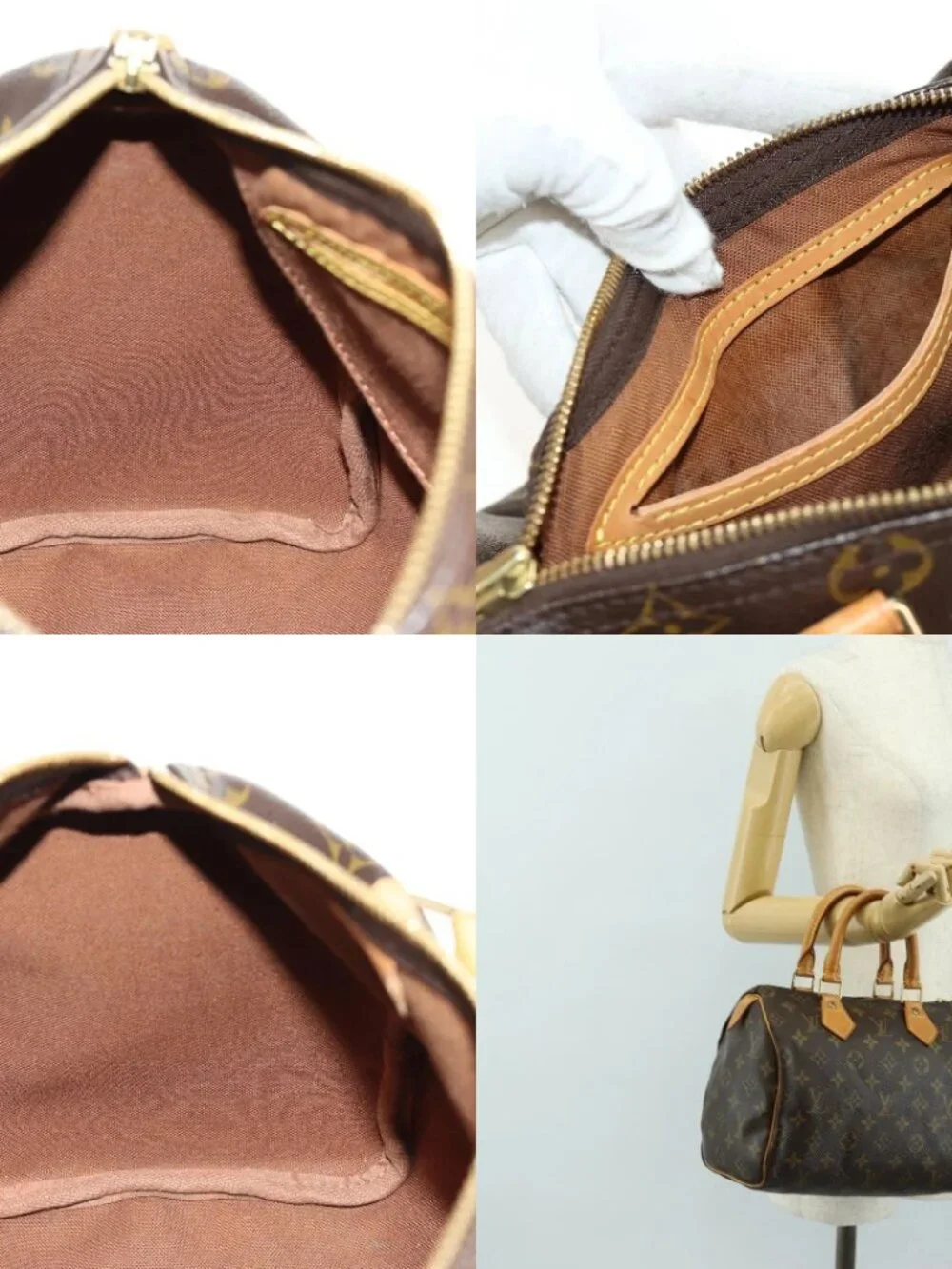 LOUIS VUITTON Monogram Speedy 25 Hand Bag M41528 LV Auth 187177SAV